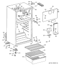CABINET Diagram and Parts List for HTR15ABMERCC  Hotpoint Refrigerator