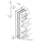 FRESH FOOD DOOR Diagram and Parts List for HST22IFMBWW  Hotpoint Refrigerator
