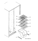 FREEZER SHELVES Diagram and Parts List for HST22IFMBWW  Hotpoint Refrigerator