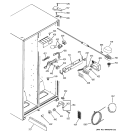 FRESH FOOD SECTION Diagram and Parts List for HSS25GDPAWW  Hotpoint Refrigerator