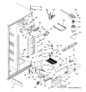 FRESH FOOD SECTION Diagram and Parts List for ZFSB26DNASS  General Electric Refrigerator