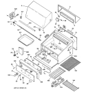 GAS GRILL PARTS Diagram and Parts List for ZGG27N21CSS  General Electric Grill