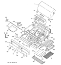 GAS GRILL PARTS Diagram and Parts List for ZGG36L31CSS  General Electric Grill