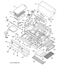 GAS GRILL PARTS Diagram and Parts List for ZGG48L31CSS  General Electric Grill