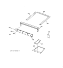 ESCUTCHEON & TRIM Diagram and Parts List for ZGU36N4RD2SS  General Electric Cooktop