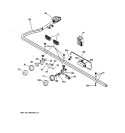 MANIFOLD & CONTROLS Diagram and Parts List for ZGU36N4RD2SS  General Electric Cooktop