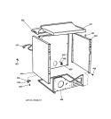 CABINET Diagram and Parts List for DX2300GB0WW  General Electric Dryer