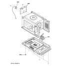 INTERIOR PARTS 2 Diagram and Parts List for JES1656WH001  General Electric Microwave