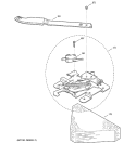 DOOR LOCK Diagram and Parts List for JBP80SF1SB  General Electric Range