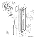 FREEZER DOOR Diagram and Parts List for ESS25LGPACC  General Electric Refrigerator