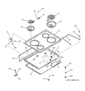 Part Location Diagram of WB62T10219 GE MAINTOP ELEC Assembly