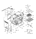 BODY PARTS Diagram and Parts List for JDP36BD2CT  General Electric Range