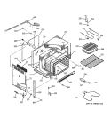 BODY PARTS Diagram and Parts List for JDS26BD2CT  General Electric Range