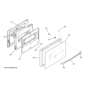 DOOR Diagram and Parts List for JDS26BD2CT  General Electric Range