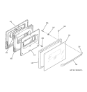 DOOR Diagram and Parts List for JSS26BD2BB  General Electric Range