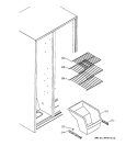 FREEZER SHELVES Diagram and Parts List for GSS20IEPACC  General Electric Refrigerator