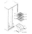 FREEZER SHELVES Diagram and Parts List for GST20IEMACC  General Electric Refrigerator