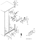 FRESH FOOD SECTION Diagram and Parts List for GST20IEMACC  General Electric Refrigerator