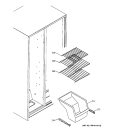 FREEZER SHELVES Diagram and Parts List for GST20IEMCWW  General Electric Refrigerator