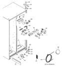 FRESH FOOD SECTION Diagram and Parts List for GST20IEMCWW  General Electric Refrigerator
