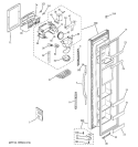 FREEZER DOOR Diagram and Parts List for HST25IFPDWW  Hotpoint Refrigerator