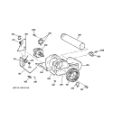 BLOWER & DRIVE ASSEMBLY Diagram and Parts List for DCCD330ED0WC  General Electric Dryer