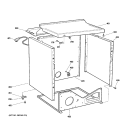 CABINET Diagram and Parts List for DCCD330GD0KC  General Electric Dryer