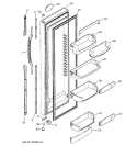 FRESH FOOD DOOR Diagram and Parts List for PCG21MIMHFWW  General Electric Refrigerator