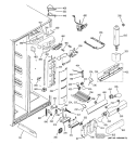 FRESH FOOD SECTION Diagram and Parts List for PCG21MIMHFWW  General Electric Refrigerator