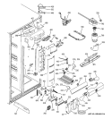 FRESH FOOD SECTION Diagram and Parts List for PSG29NHMHCBB  General Electric Refrigerator