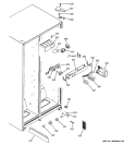 FRESH FOOD SECTION Diagram and Parts List for GSS20IBPDCC  General Electric Refrigerator