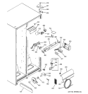FRESH FOOD SECTION Diagram and Parts List for GSS25JEPDWW  General Electric Refrigerator