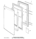 DOOR Diagram and Parts List for SMR03BAPBB  General Electric Refrigerator