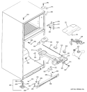 FRESH FOOD SECTION Diagram and Parts List for GTS18KHPARWW  General Electric Refrigerator