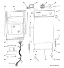 Part Location Diagram of WD01X23639 GE HINGE ASM Left Hand