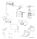 Part Location Diagram of WD01X10251 GE Dishwasher Clamp Squeeze