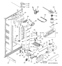 FRESH FOOD SECTION Diagram and Parts List for HSK29MGMHCCC  Hotpoint Refrigerator