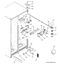 FRESH FOOD SECTION Diagram and Parts List for HSS25GFPAWW  Hotpoint Refrigerator