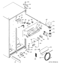 FRESH FOOD SECTION Diagram and Parts List for GSS22WGPECC  General Electric Refrigerator