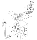 CONTROLS & REAR PANEL PARTS Diagram and Parts List for WSKP2060W2WH  General Electric Washer