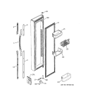 FREEZER DOOR Diagram and Parts List for GSK25LCNCCCC  General Electric Refrigerator