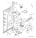 FRESH FOOD SECTION Diagram and Parts List for GSK25LCNCCCC  General Electric Refrigerator