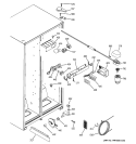 FRESH FOOD SECTION Diagram and Parts List for SSS25KFPDWW  General Electric Refrigerator