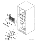 FRESH FOOD SECTION Diagram and Parts List for GTS10AAMARWW  General Electric Refrigerator