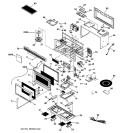 MICROWAVE Diagram and Parts List for JVM1431BA01  General Electric Microwave