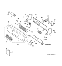CONTROLS & BACKSPLASH Diagram and Parts List for WPRB9110D0CC  General Electric Washer