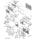 Part Location Diagram of WJ94X10216 GE I/D FAN MOTOR - PAINTED