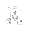 SUSPENSION, PUMP & DRIVE COMPONENTS Diagram and Parts List for WHDSR209D0WW  General Electric Washer