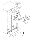 FRESH FOOD SECTION Diagram and Parts List for RSG20IBPCFWW  General Electric Refrigerator
