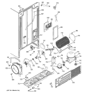 SEALED SYSTEM & MOTHER BOARD Diagram and Parts List for RSG20IDPCFWW  General Electric Refrigerator